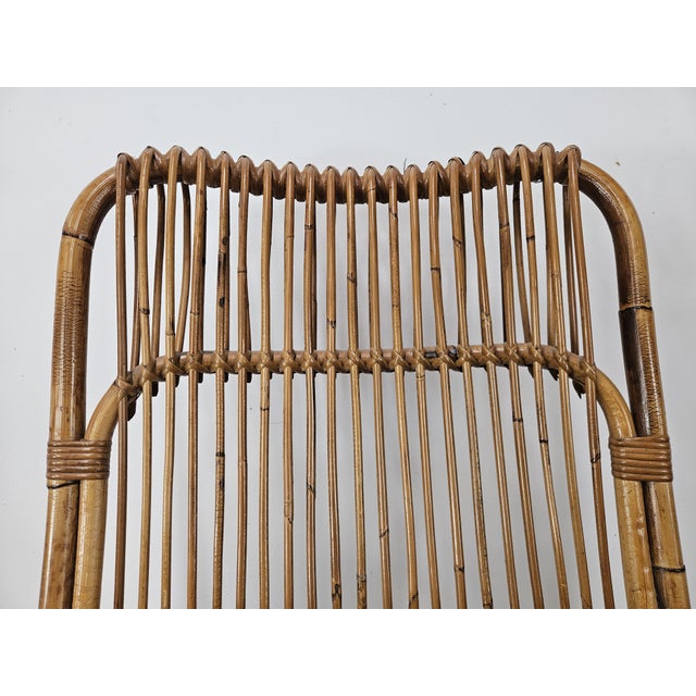 1970s Vintage Wicker Armchairs, 1970, Set of 2 For Sale - Image 5 of 13