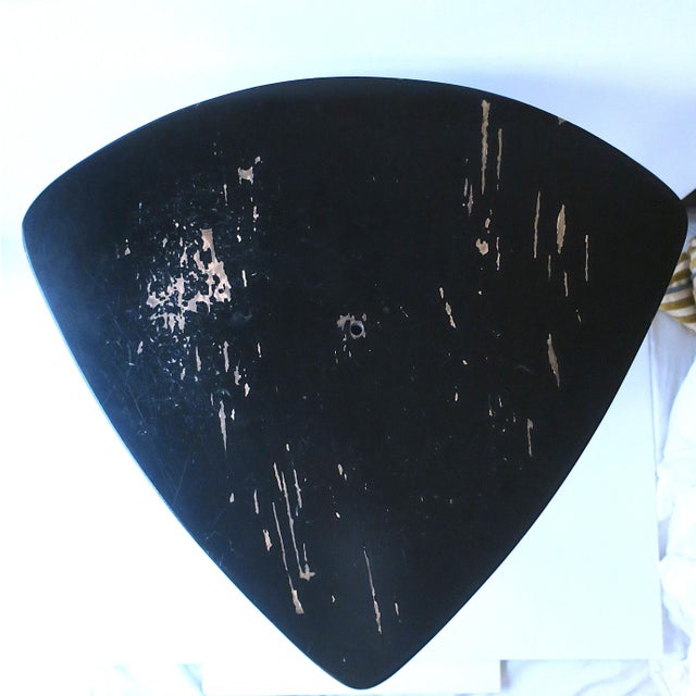 Black and Gold Giltwood Surrealist Style Side End Table, Circa Late-20th Century For Sale - Image 9 of 9