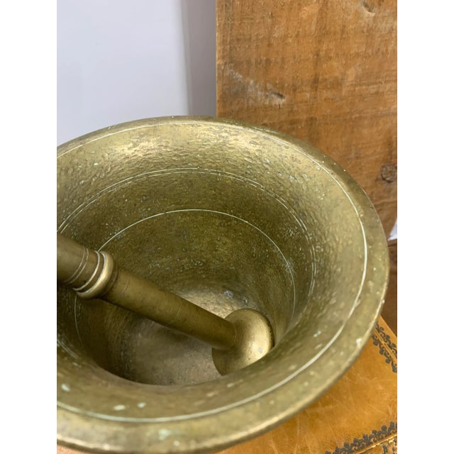 French 19th Century French Bronze Mortar & Pestle For Sale - Image 3 of 8