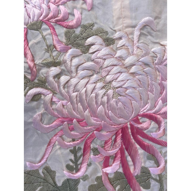 Vintage Chinese Silk Embroidery For Sale - Image 13 of 18