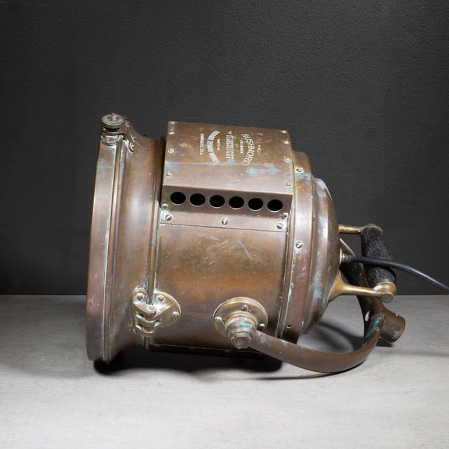Antique the Rushmore Industrial Searchlight c.1905 For Sale In San Francisco - Image 6 of 9