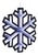 Holiday Snowflake Ekkolight 15.75"H For Sale