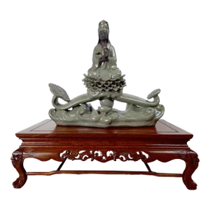 Chinese Porcelain Pearl of Light Kuan Yin