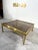 Mid-Century Modern Square Brass & Smoked Glass Coffee Table, 1970s For Sale - Image 9 of 9