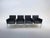 Jason 1410 Armchair Set in Black Leather by Walter Knoll, Set of 4 For Sale - Image 16 of 16