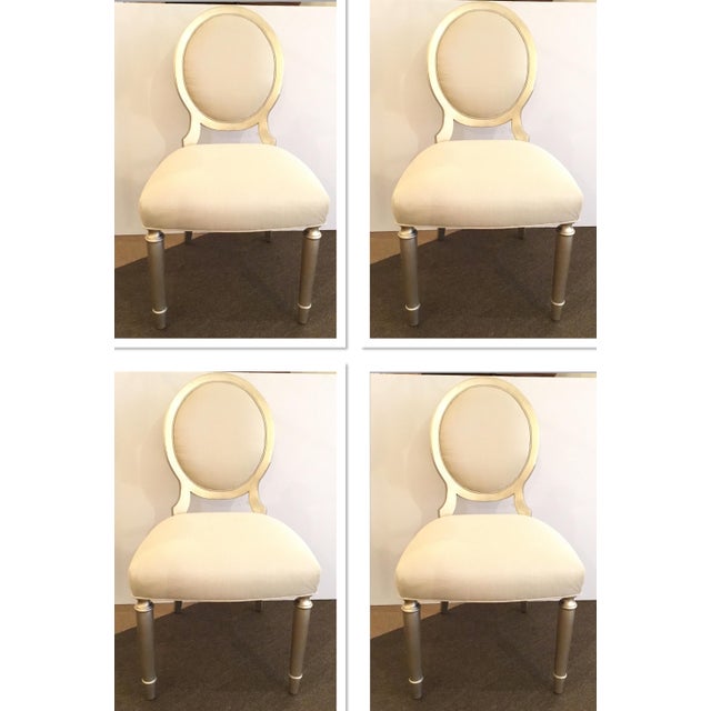 Wood Caracole Modern May I Join You? Dining Chair Set of Four For Sale - Image 7 of 7