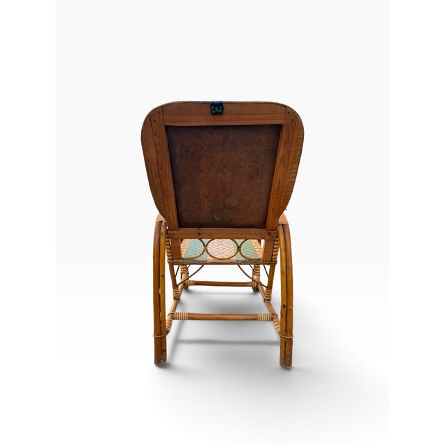Rattan Armchairs in the style of Audoux Minet, France, 1950s, Set of 2 For Sale - Image 11 of 18
