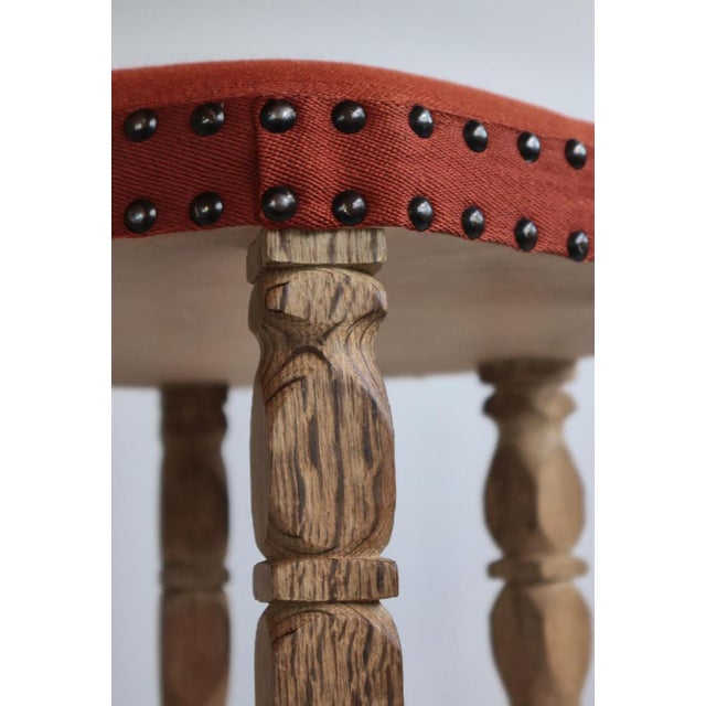 Scandinavian Modern Octagonal Stool in the style of Henning Kjærnulf, Denmark, 1960s For Sale - Image 6 of 10