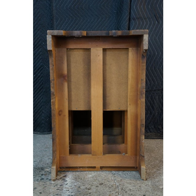 Mid Century Early American Style Apothecary Cabinet Spice Chest Side End Table For Sale - Image 14 of 18