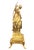 Antique Neoclassical Style Mantel Clock Ornate antique gilt metal mantel clock featuring a classical winged female figure...