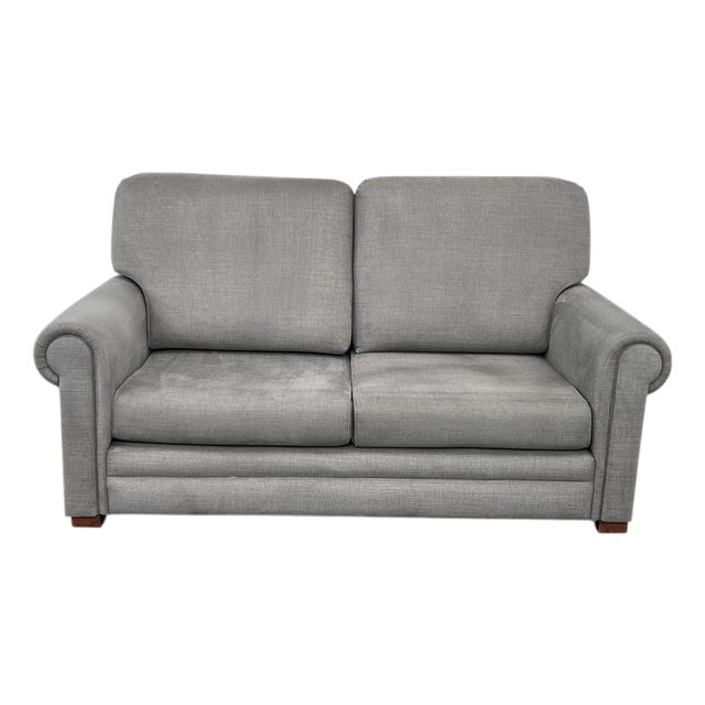 2-Seater Sofa in Gray Fabric For Sale