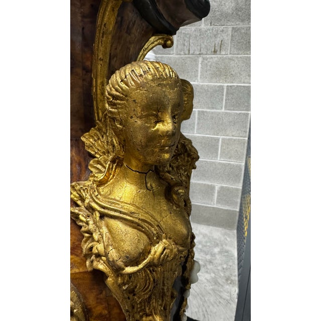 Italian Marble Faux Tortoise Monumental Pedestals - a Pair For Sale - Image 12 of 12