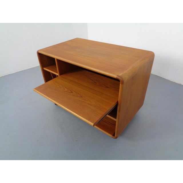 Brown Small Rollable Teak Media Sideboard from Dyrlund, 1970s For Sale - Image 8 of 18