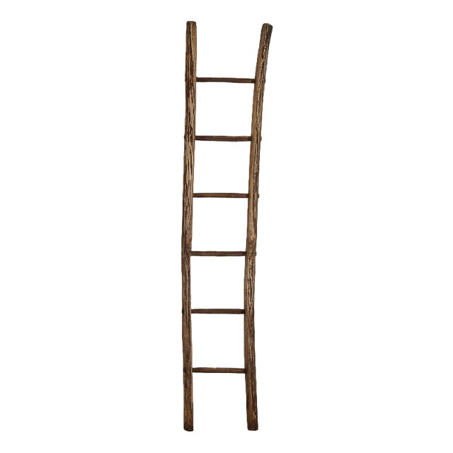 Antique 20th Century Wooden Ladder, Italy For Sale
