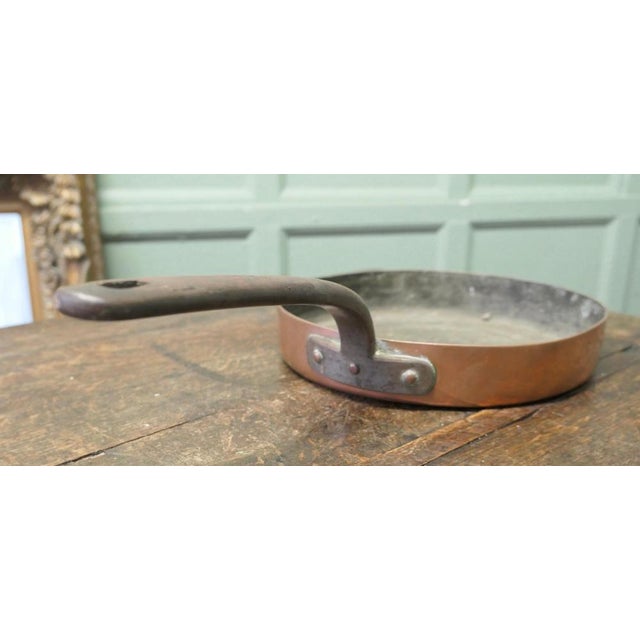 Large Copper Frying Pan, 19th Century For Sale - Image 6 of 7