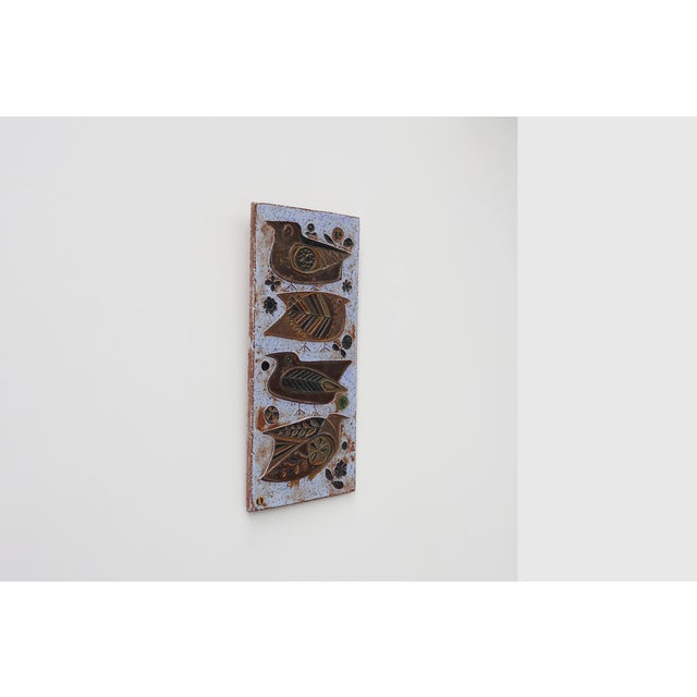 Mid‑Century Modern Ceramic Wall Panel by Amphora, Belgium, 1960 For Sale - Image 4 of 11