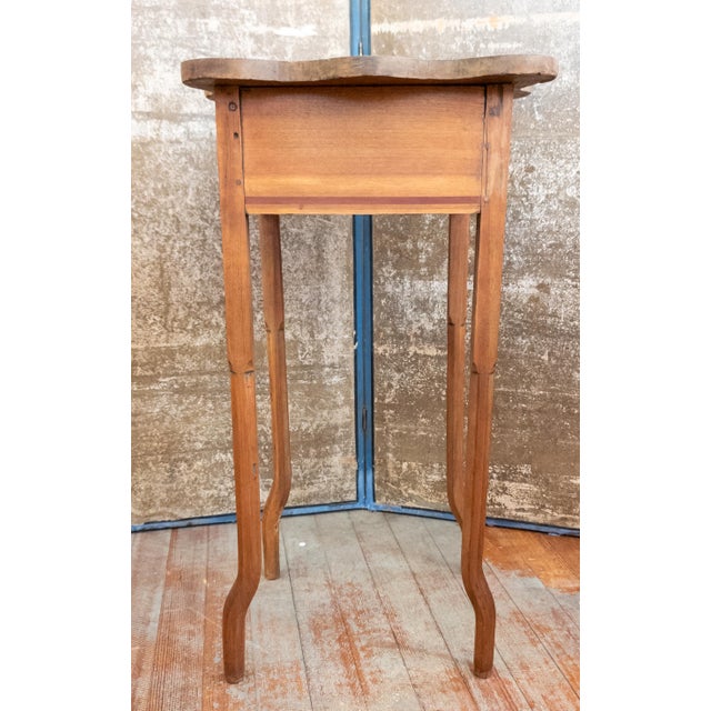 Wood 19th Century Unusual American Shaker Style Accent Table or Stand For Sale - Image 7 of 16