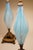 Metal 1960s Large Barovier Toso Murano Italy Thick Aqua Swirl Art Glass Ornate Brass Table Lamps - a Pair For Sale - Image 7 of 11