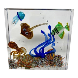 Murano Glass Aquarium For Sale