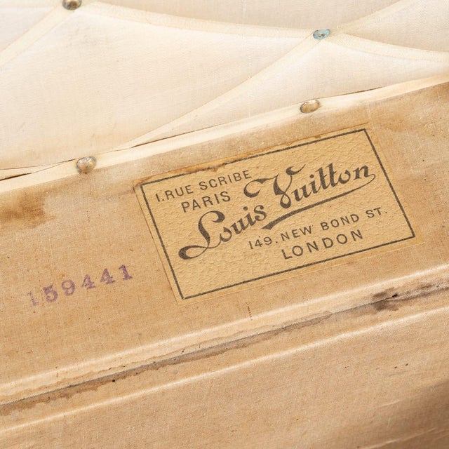 Antique French Trunk in Woven Monogram Canvas from Louis Vuitton, 1896 For Sale - Image 11 of 18