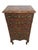 Rococo German Walnut Veneer Pillar Commode with Ornate Mounts, 1880 For Sale - Image 3 of 9