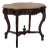 Antique Carved Flame Mahogany Turtle Top Table C1880 For Sale