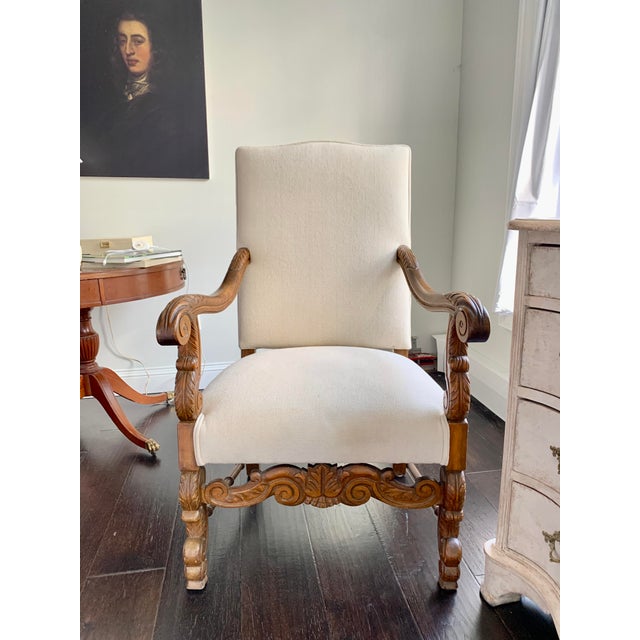 Wood 19th Century English Library Chair For Sale - Image 7 of 7