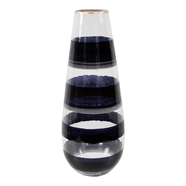 The Vector Glass Torpedo Vase, Tall For Sale