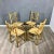 1960s Vintage Italian Chairs in Straw and Bamboo, 1960s, Set of 4 For Sale - Image 5 of 9