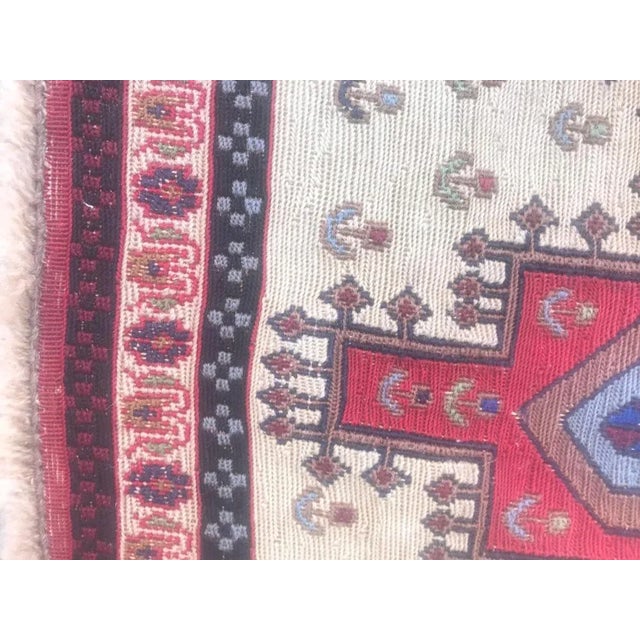 Vintage Sumak Shahsavand Flat Rug For Sale - Image 6 of 11