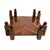 Late 20th Century Mid-Century Modern Style Walnut & Burl Wood Coffee Table With Glass Top and Spherical Finials For Sale - Image 5 of 8