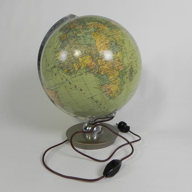 Metal Light-Up Globe from JRO Globus, 1960s For Sale - Image 7 of 16