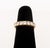 14K Yellow Gold Diamond Wedding Band, featuring seven prong set round brilliant cut diamonds weighing a total of approx....