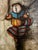 Large Late 20th Century J. Roybal Painting of Jump Roping Girl With Ornate Frame For Sale - Image 4 of 12