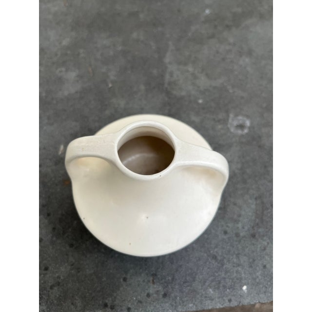Vintage Camark Stangl Pottery Vases Art Deco Matte White 1930’s For Sale - Image 12 of 12