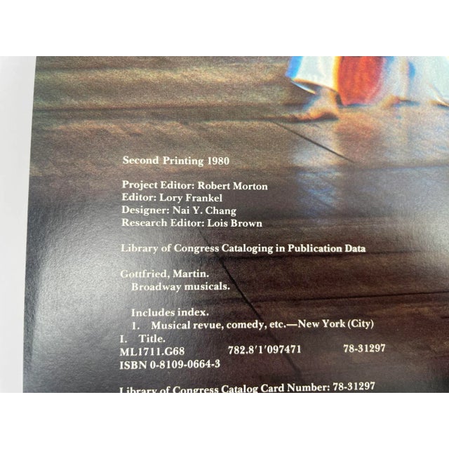 Black Broadway Musical Martin Gottfried Large Hardcover Book 1980 For Sale - Image 8 of 12