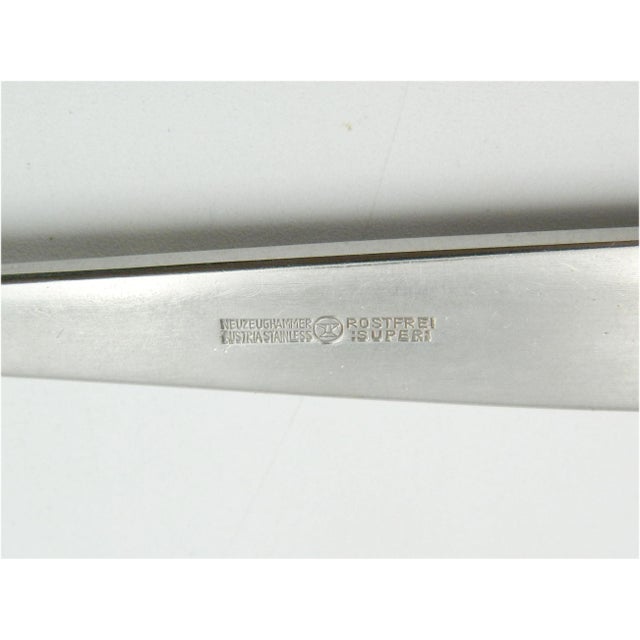 Stainless Steel Cutlery Set by Amboss, 1960s, Set of 27 For Sale - Image 4 of 15