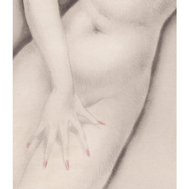 Louis Icart, Maiden's Breasts from the Life of Breasts, Nude, Original Etching & Aquatint, 1945 For Sale - Image 4 of 7