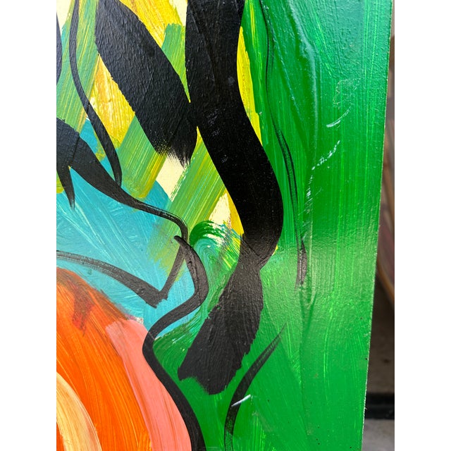 Late 20th Century Abstract Portrait Cool Guy, Peter Keil For Sale - Image 5 of 5