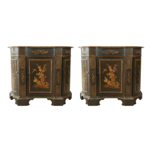 A Pair Chinoiserie Side Cabinets