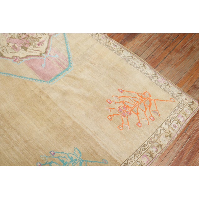 Vintage Turkish Room Size Square Rug - 10'6" x 11'9" For Sale - Image 10 of 12