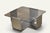 Metal Coffee Table in Brushed Steel and Smoked Glass, 1970s For Sale - Image 7 of 14