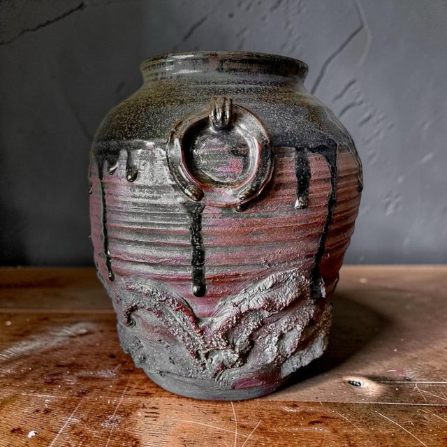 Japanese Early 19th Century Japanese Edo Tanba For Sale - Image 3 of 6