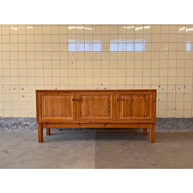 Scandinavian Buffet in Pine, 1960s For Sale - Image 9 of 14