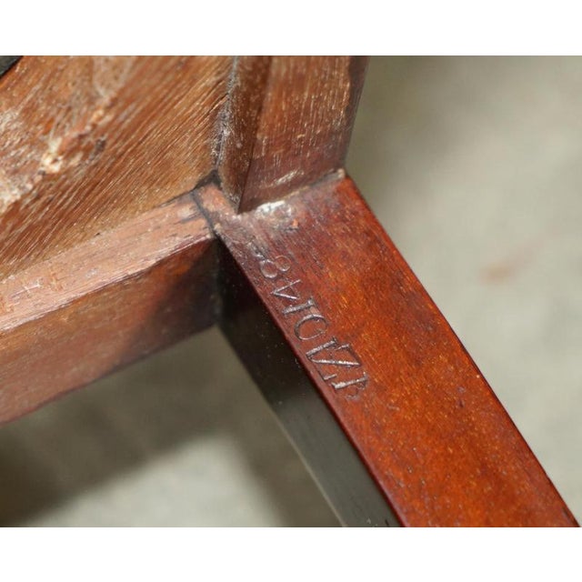 Antique English Victorian Hardwood Dining Chairs by James Jas Shoolbred, Set of 6 For Sale - Image 4 of 18