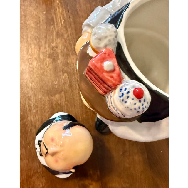 T. Flicking Certified International Butler/Waiter Cookie Jar For Sale - Image 4 of 12
