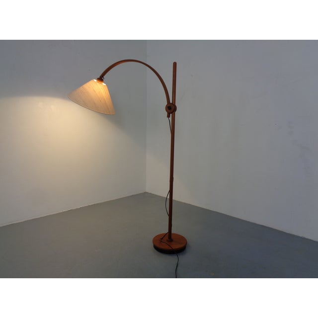 Adjustable Teak Floor Lamp from Domus, Germany, 1970s For Sale - Image 6 of 18