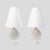 Vintage Pine Cone Shaped White Ceramic Table Lamps, 1960s, Set of 2 For Sale - Image 15 of 15