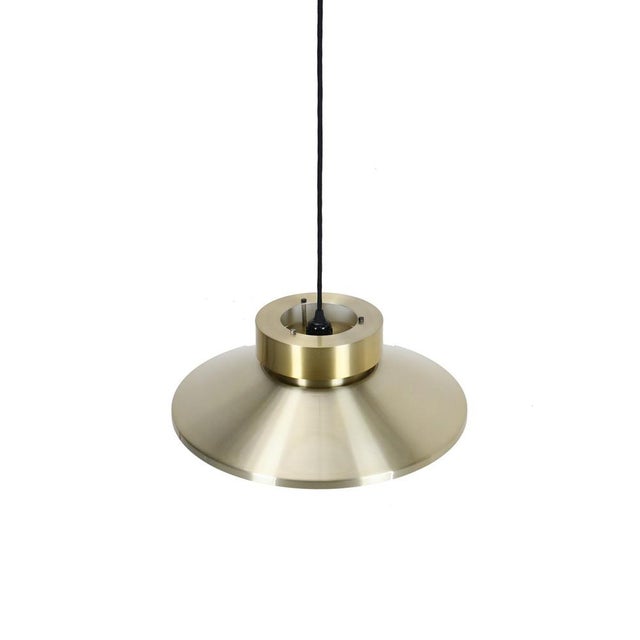 Danish UFO Hanging Lamp from Lyskær Belysning, 1960s For Sale - Image 4 of 15