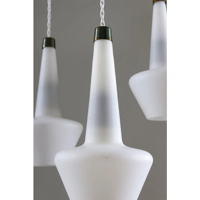 1950s Mid-Century T272 Opaline Glass Pendant by Hans-Agne Jakobsson For Sale - Image 5 of 11